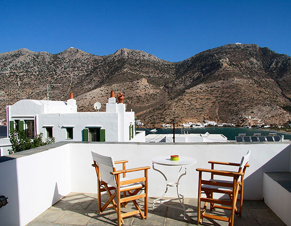 Veranda with sea view