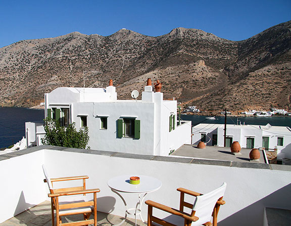 Veranda with sea view