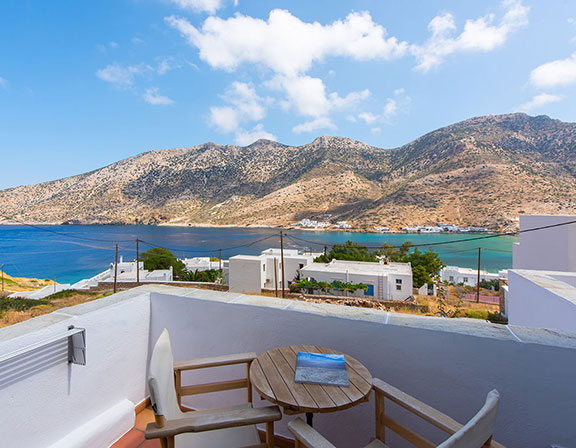 Balcony with sea view