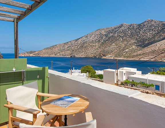 Balcony with sea view